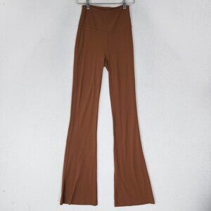 Lululemon Pants Womens 2 Copper Brown Groove Nulu High Rise Flare Leg Leggings